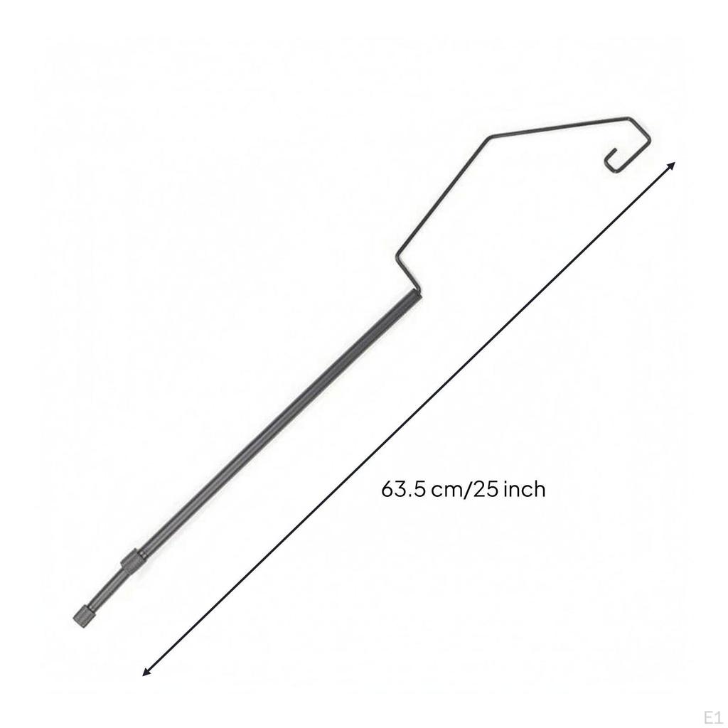 Portable Camping Lamp Stand Lightweight Hanging Hook for Campers