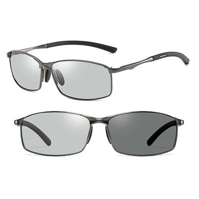 Polarisierte Verfärbungs-Sonnenbrille für UV400 Polarisierte Verfärbung 2 [REONAS] + Männer, Autofahren, Angeln, Schneiden, (Gunmetallic)