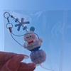 Game Love And Deepspace Zayne Cosplay Keychain Kawaii Resin Snowman Pendant Phone Chain Keyring Key Chain Bag Accessories Gift
