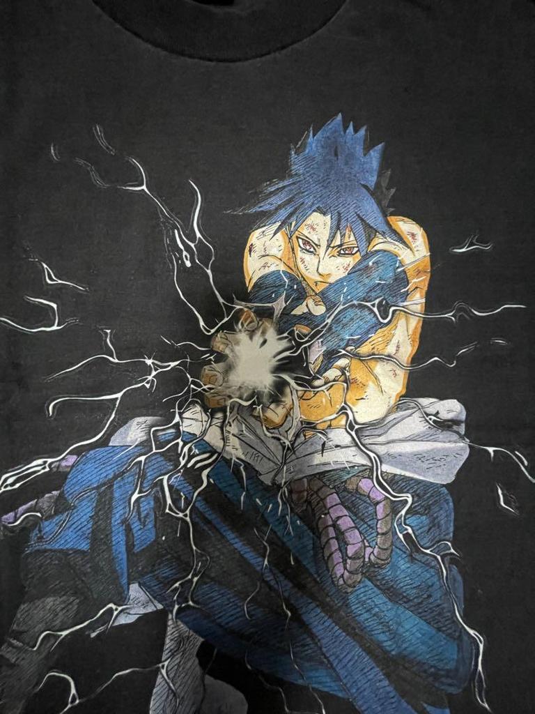 [USED] Rare NARUTO Uchiha Sasuke Anime T-shirt