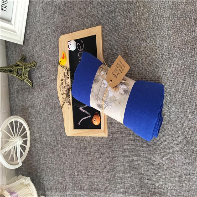 

Корейский хлопково-льняной женский шарф «Четыре сезона»: Однотонная литературная шаль и очень длинный пляжный шелковый шарф 150-190 cm