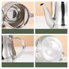 1Pc Stainless Steel Cooking Kettle Portable Pot Household Oil Pot with Filter Large Capacity Oil Storage Tank Thickened OZ Pot