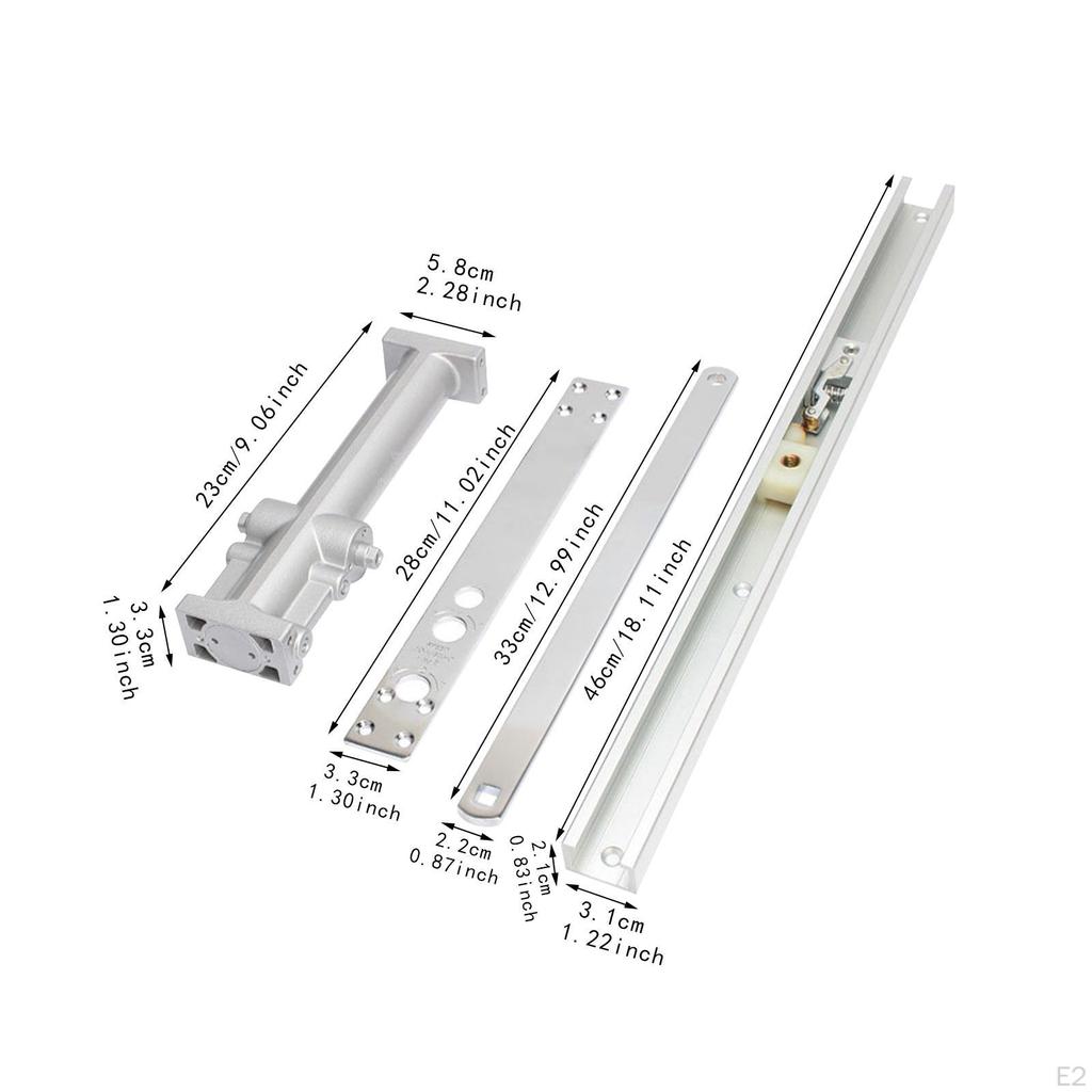 Închizător hidraulic de ușă pentru casă, solid, pentru îmbunătățirea porții de incendiu pentru hotel, rotund, tip 1