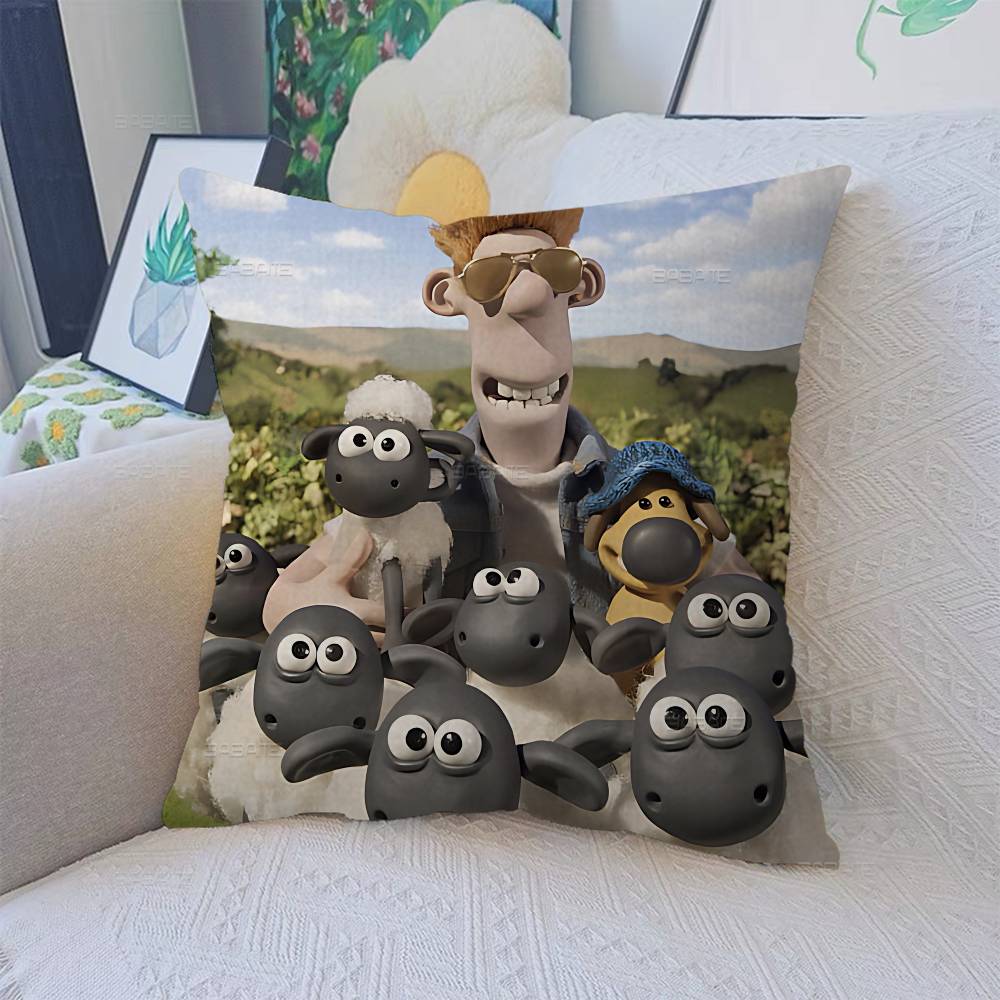 Cartoon S-shaun The S-sheep Pillowcase Toon Gift Cushion Cover Bedroom Home Sofa Chair Seat Decor Pillow Case