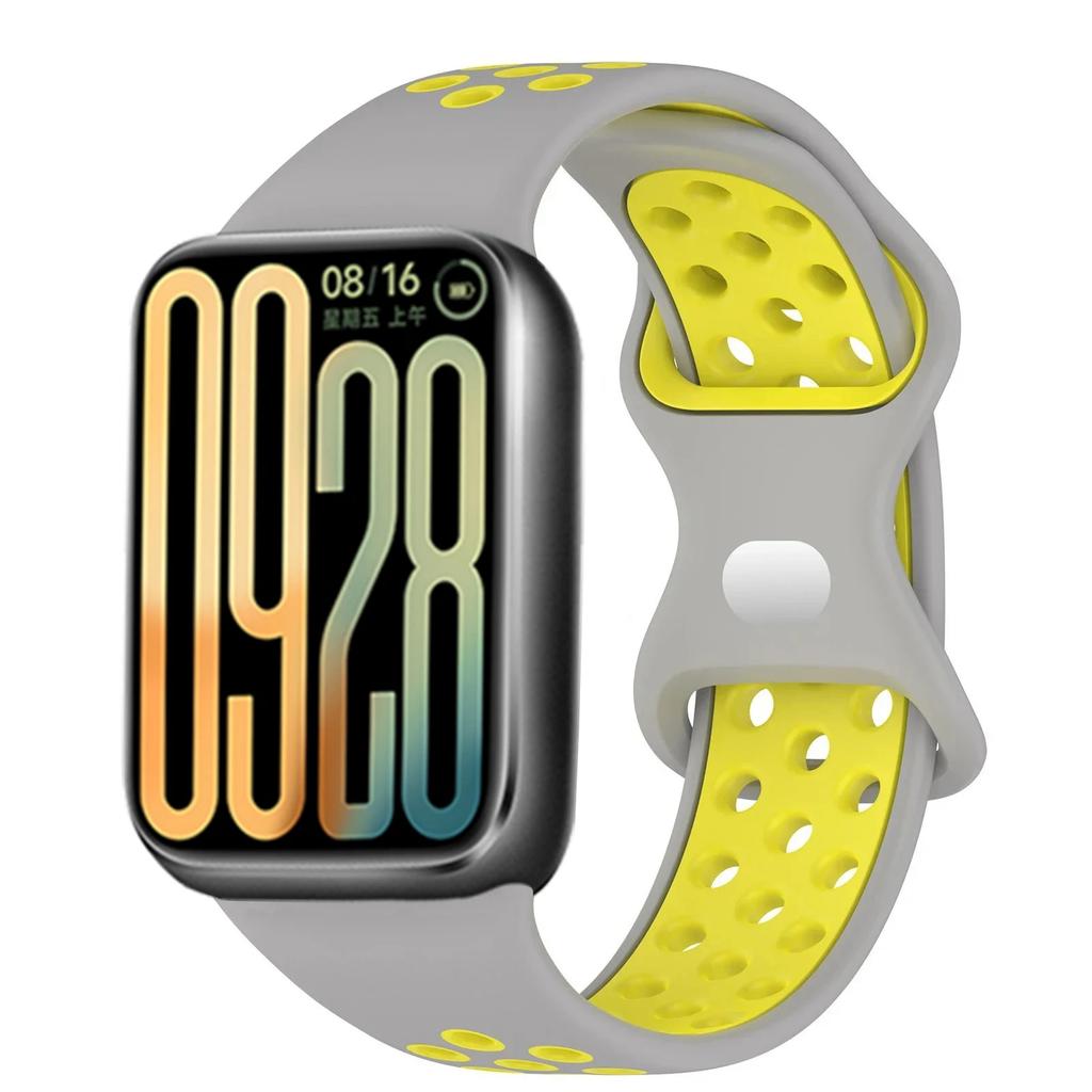 Soft Silicone Strap for Xiaomi Mi Band 8 Pro/9 Pro Sports Breathable Bracelet Wristband for Redmi Watch 6 5 4 Correa Accessorise