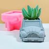 Versatile Silicone Mold Car Bus Shaped Planter Mould Creative Candle Holder Molds Home Decorations Gift for Flower Lover