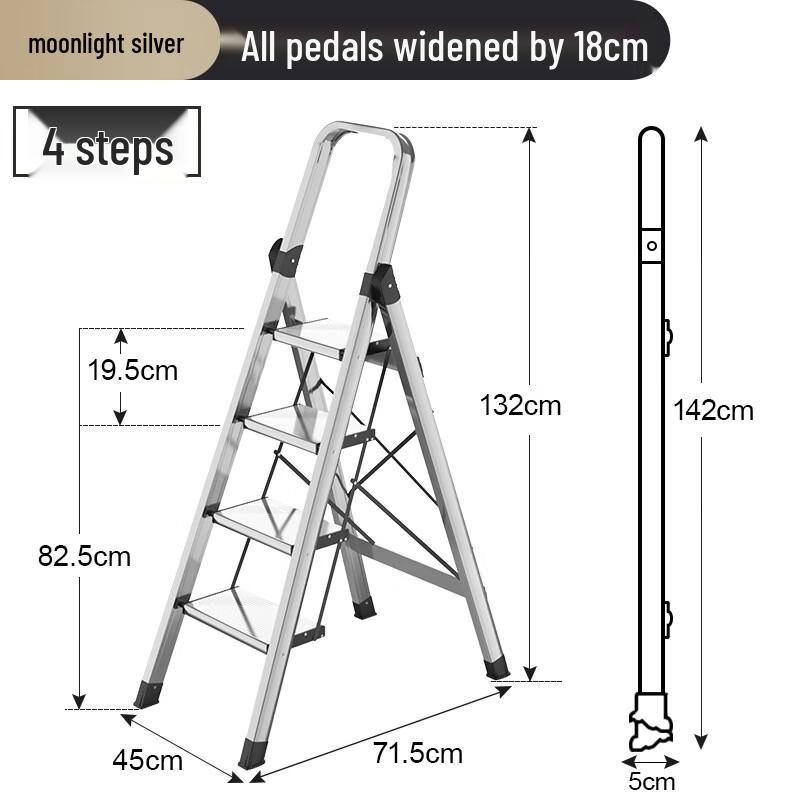 Wuyoudao Aluminum Alloy Household Folding Ladder