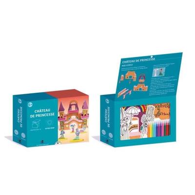 Jeu de construction - BABALI - Château de Princesse - Multicolore - 18 pièces - À monter soi-même