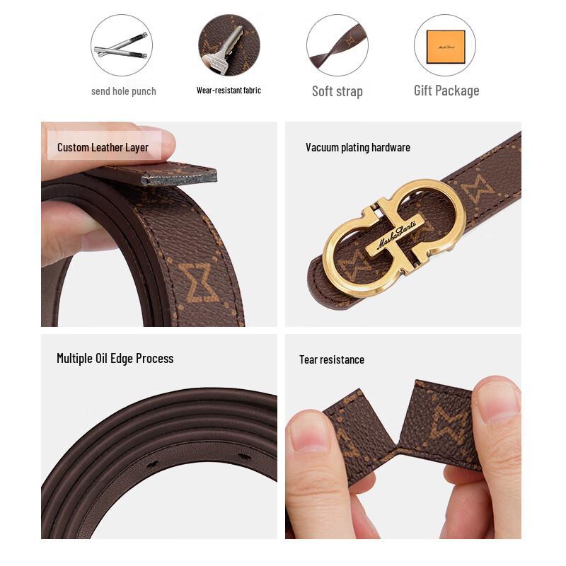 Dámský módní pásek s přezkou MashaLanti