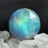 Lab-Created Opal Loose Gemstone Multi-Color Round Cut 8 ct Doublet for Jewelry Making and Crafts