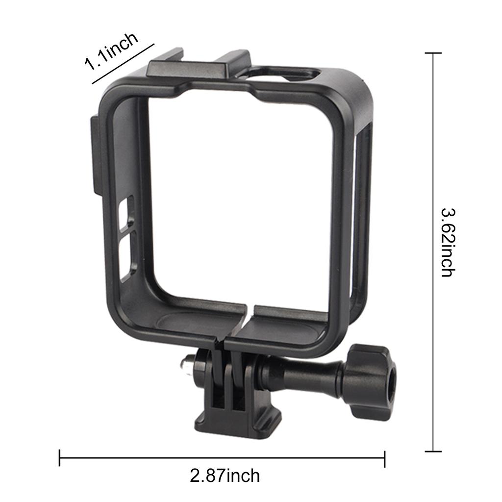 Carcasă Cadru Protector pentru GoPro Max 2 Carcasă Portabilă din Plastic Cușcă Carcasă cu Montură Shoe Rece Accesorii Cameră de Acțiune