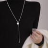 Pearl Tassel Choker: Women's Fashionable Long Necklace and Sweater Chain Trend