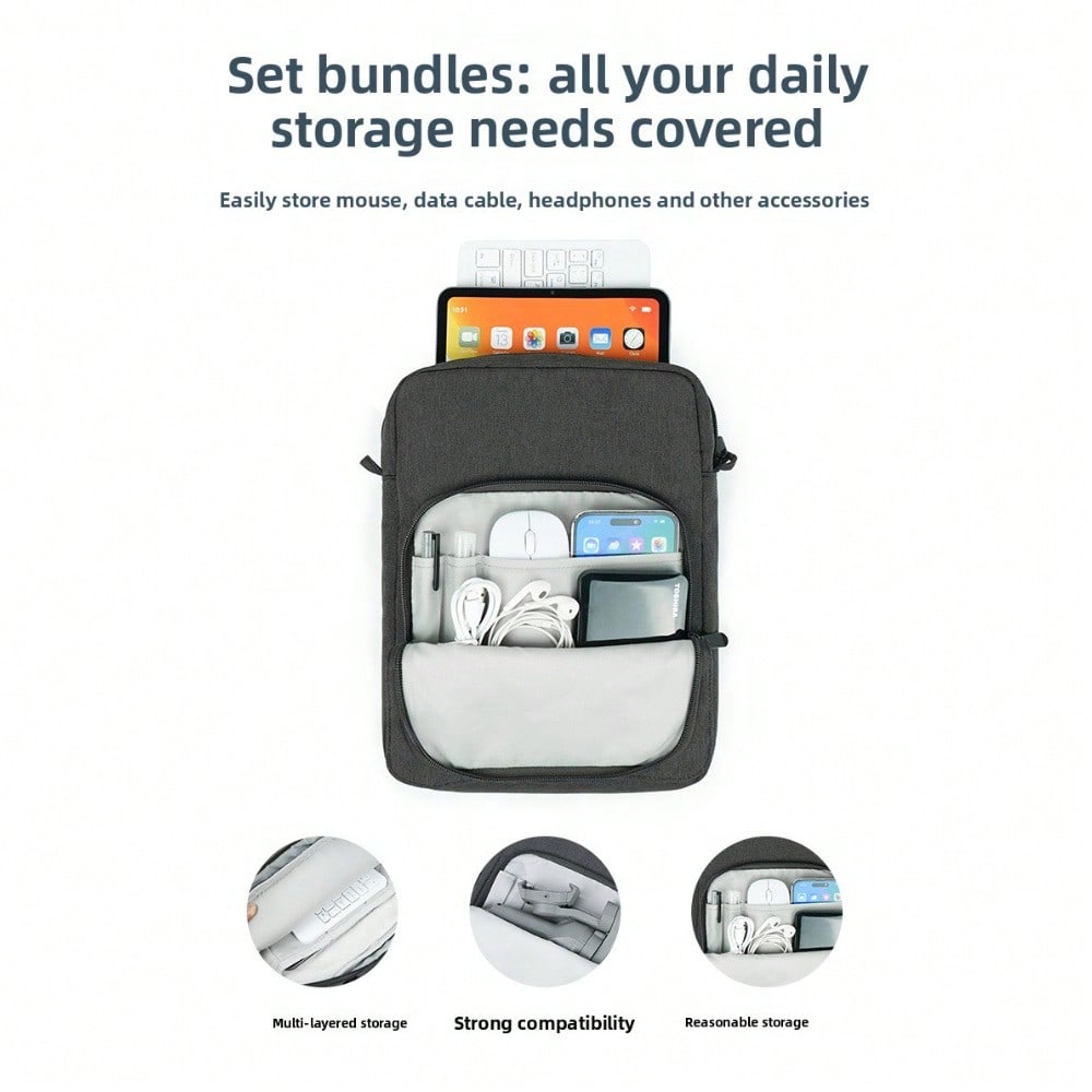 Simple Tablet Bag Tablet Computer Portable Shoulder Crossbody Bag