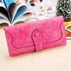 Fashionable Womens Long Wallet With Vintage Aesthetic And Soft Pu Leather Construction
