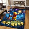 1pc Winnie The Pooh Pattern Area Rug Soft Flannel Floor Mat for Living Room,Office,Bedroom and Carpet
