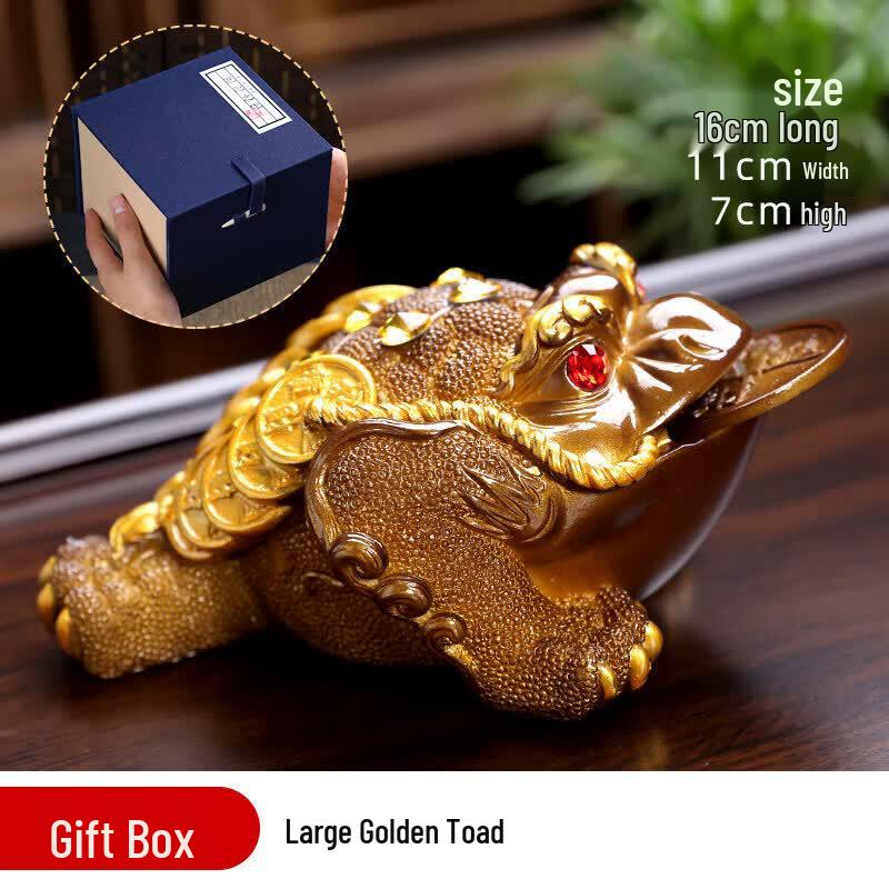 Color Changing Golden Toad Tea Pet