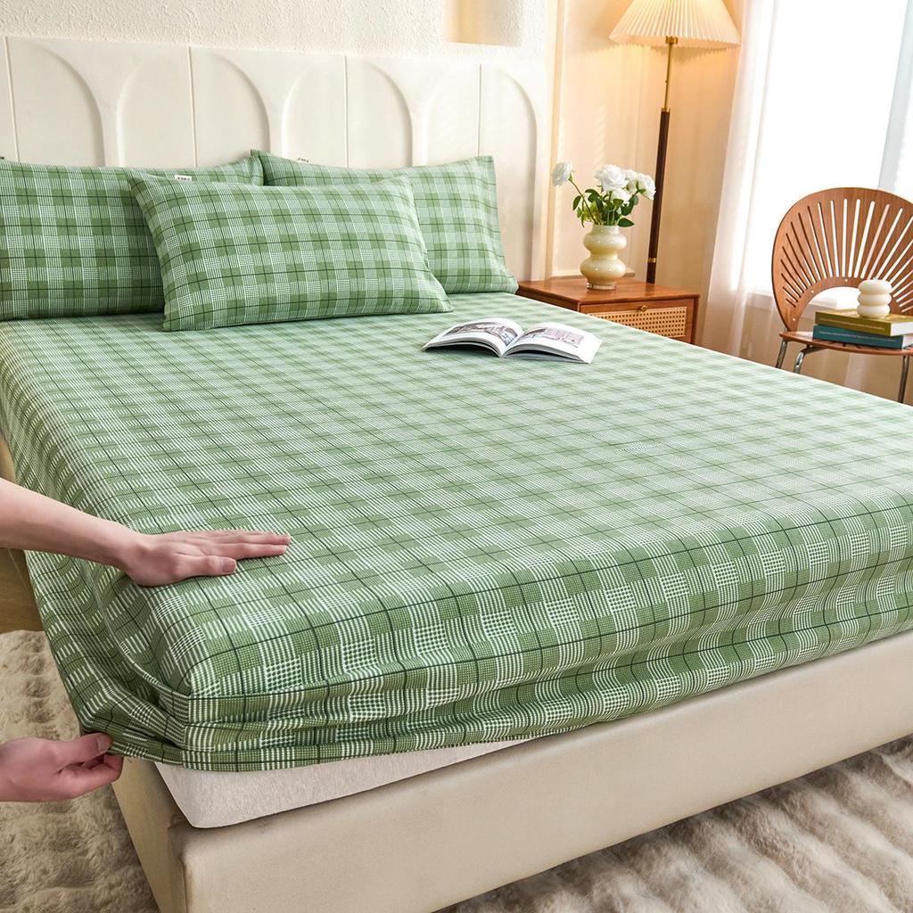 Cooling Summer Fitted Sheet: Thickened, Non-slip, Skin-friendly, Fully Enclosed, Washable Mat