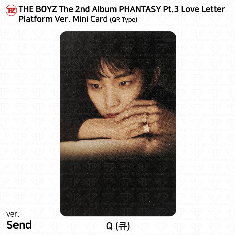 THE BOYZ Phantasy Pt.3 Love Letter Platform Ver QR Selfie Official Photocard