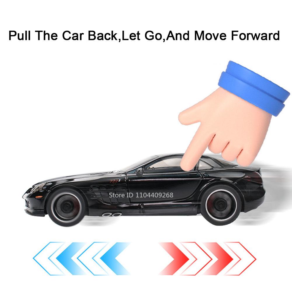 Scale 1:32 SLR 772S S400L Toy Sports Car Model Metal Diecast Sound Light Pull Back Doors Opened Vehicles Models Ornaments Gifts