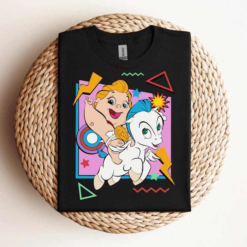 90s Baby Hercules and Pegasus Shirt Disney Hercules Shirt, Disney World Disneyland , Animal Kingdom Shirts 160