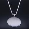 The First Pentacle of the Moon Solomon Occult Pentacle Grimoire Brass Magic Stainless Steel Statement Necklace Jewelry collares
