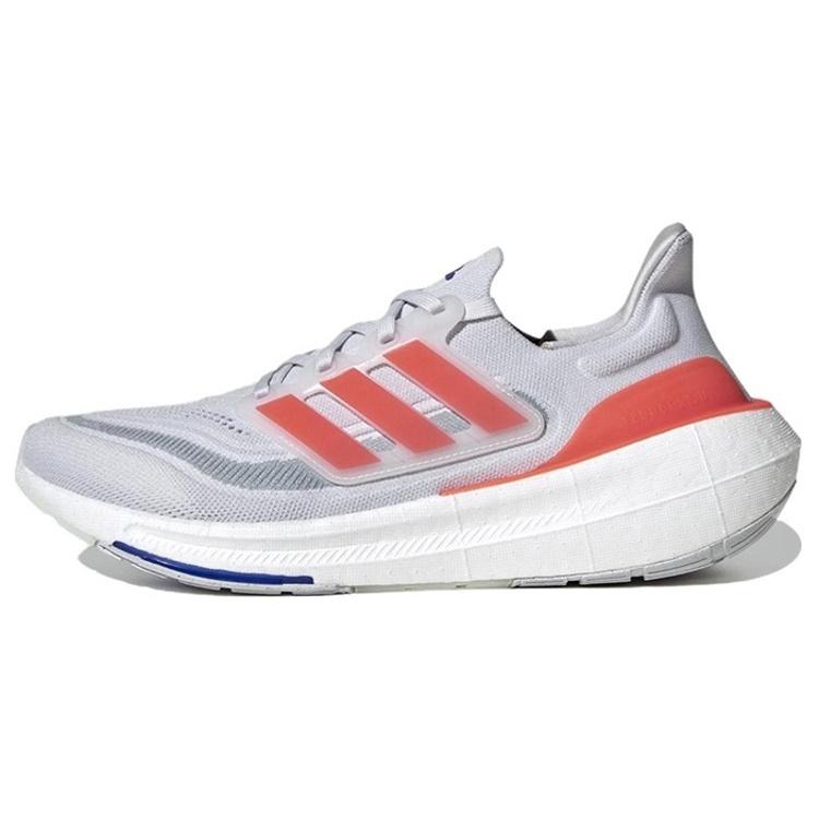 adidas Ultraboost Light  Dash Grey Solar Red  Men s HQ8596 EU 43⅓