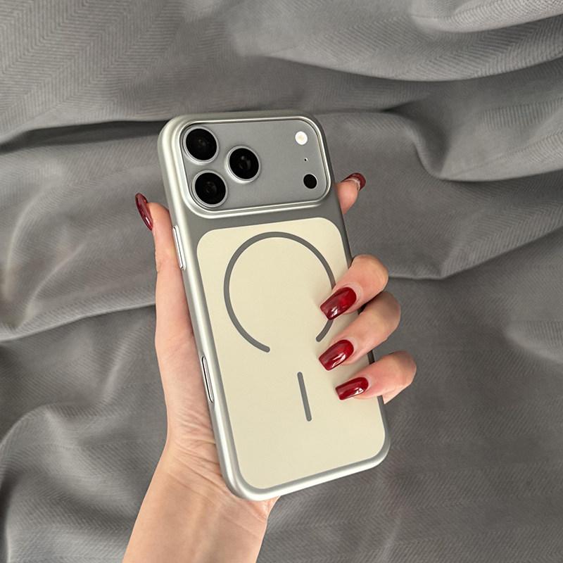 AG Matte Ultra Thin For Magsafe Charge Case To for Apple iPhone 17 Air 16 15 14 Plus 13 Pro Max Magnetic Hard Shockproof Cover