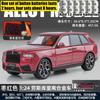 1:24 Rolls Royce Cullinan Full Size Ultra Luxus SUV Legierungsmodell Metall Druckguss Auto Modell Sound & Licht Sammlerstück Geburtstagsgeschenk