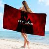 Devilman Crybaby Anime Bath Towel Microfiber Soft Water Absorbing Breathable For Girl Kids Decorative Cartoon Beach Towel
