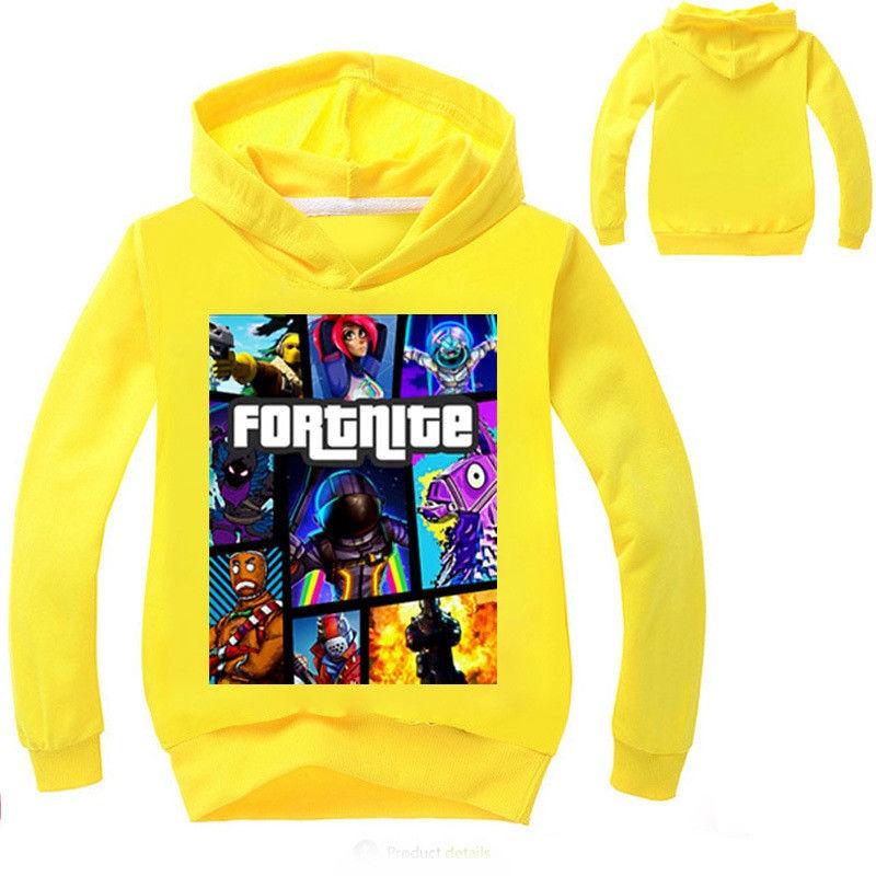 Game Kids Fortnite Hoodie Boys Girls Hoody Tops Jumper Sweatshirt Pullover