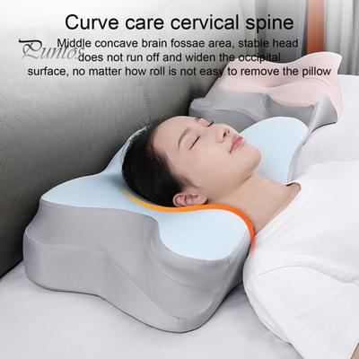 Memory Foam Pillow Slow Rebound Elastic Neck Pain Relief Cooling Technology Sleeping Pillow High-Density Support Breathable Washable Side Back