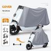 Women's Electric Car Rain Cover - Long, Full Body, Storm-Proof, One-Piece Thickened and Enlarged Poncho.