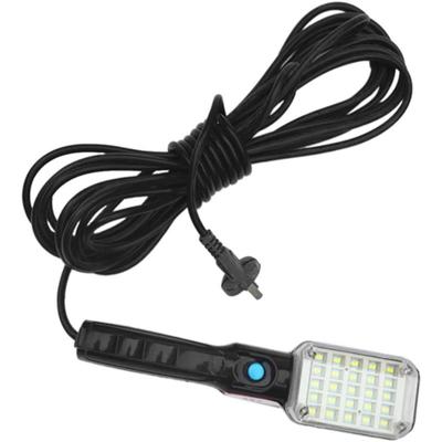 AC 220V Handheld Magnetic LED Car Inspection Lamp Work Lamp with Hook