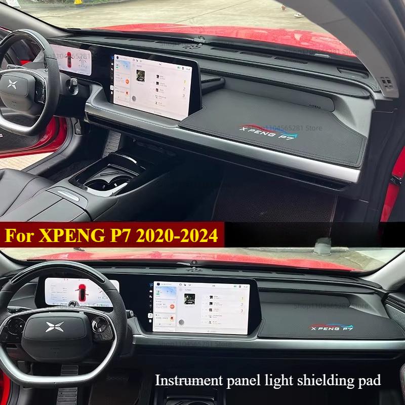 For XPENG P7 2020-2024 Instrument Panel Light Shielding Pad,Car Interior Decoration Modification Accessories Refit