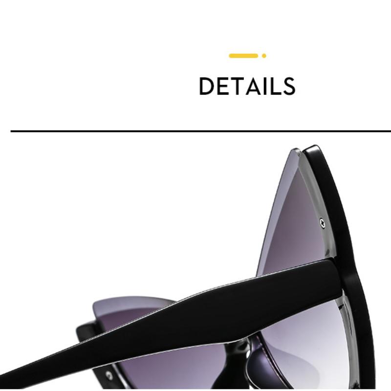 Ladies sunglasses, fashionable butterfly half-frame sunglasses