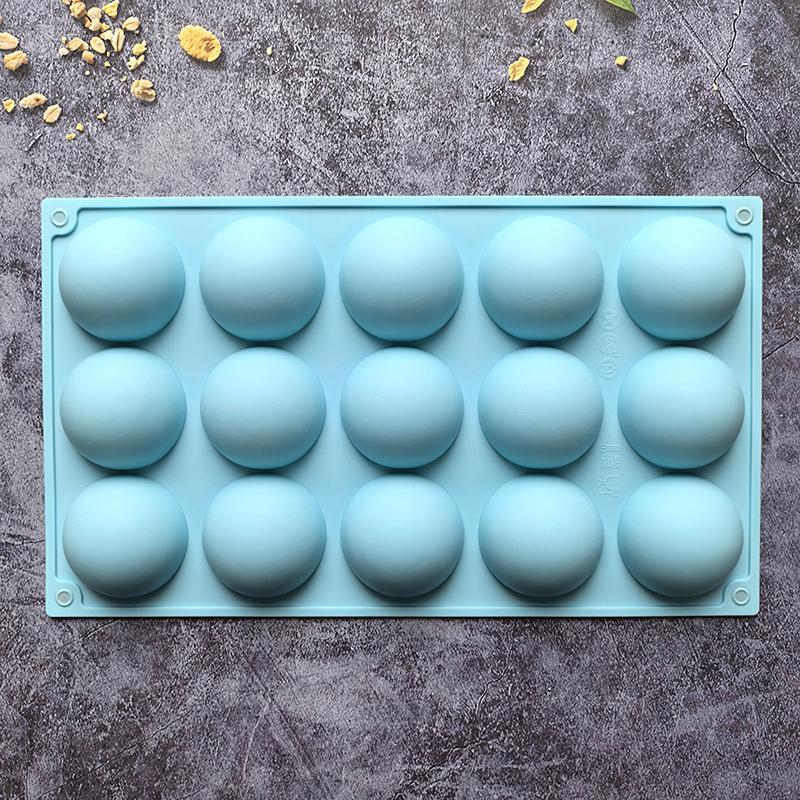 3D Ball Round Half Sphere Silicone Mold For Diy Baking Pudding Mousse Chocolate Eco-Friendly Cake Mold Kitchen Accessories Tools