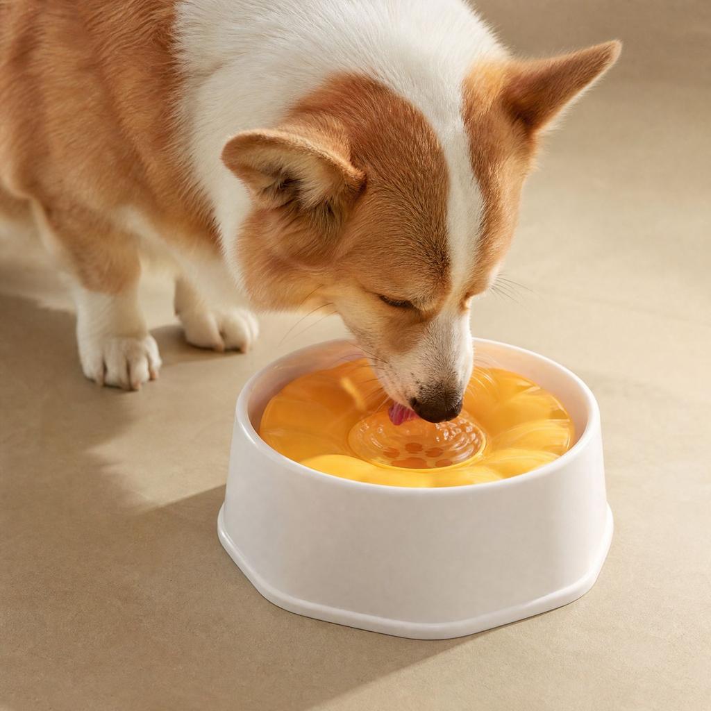 Floating Bowl for Cats and Dogs - - Chin No Design, Mess-Free Drinking Dispenser