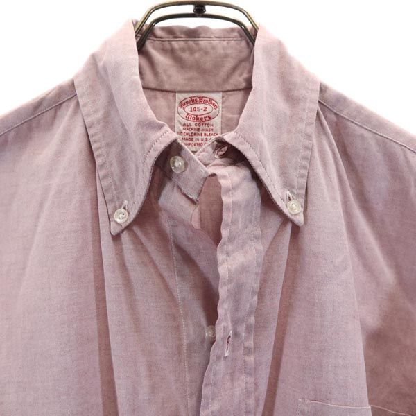 Brooks Brothers 70s 80s Vintage Made In USA Long Sleeve Button Down Shirt Men's Used