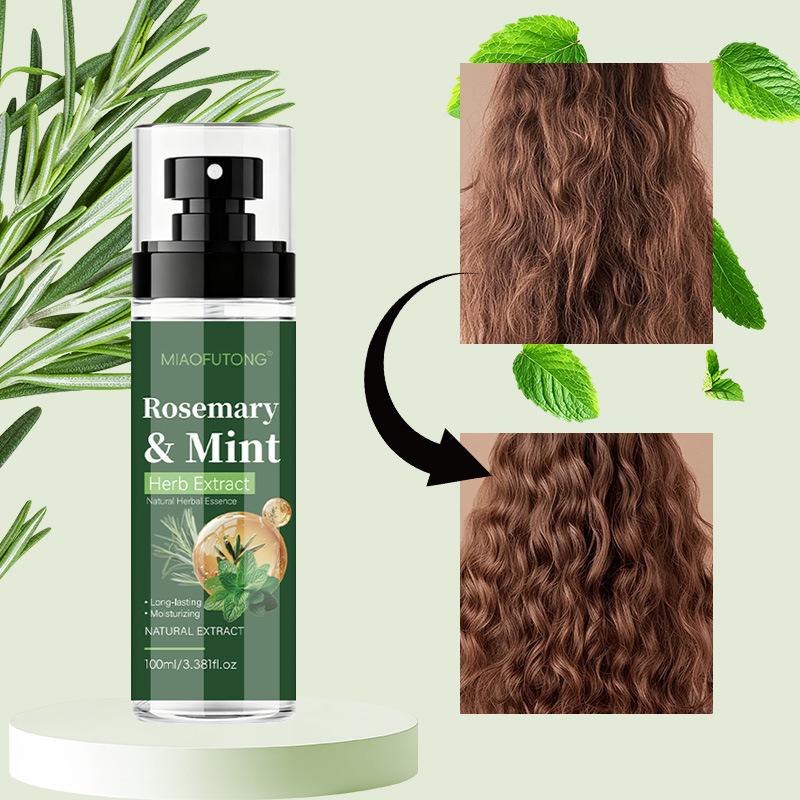 Rosemary Mint Hair Care Spray: Plant-Based, Gentle Moisturizing for Scalp & Hair Strengthening