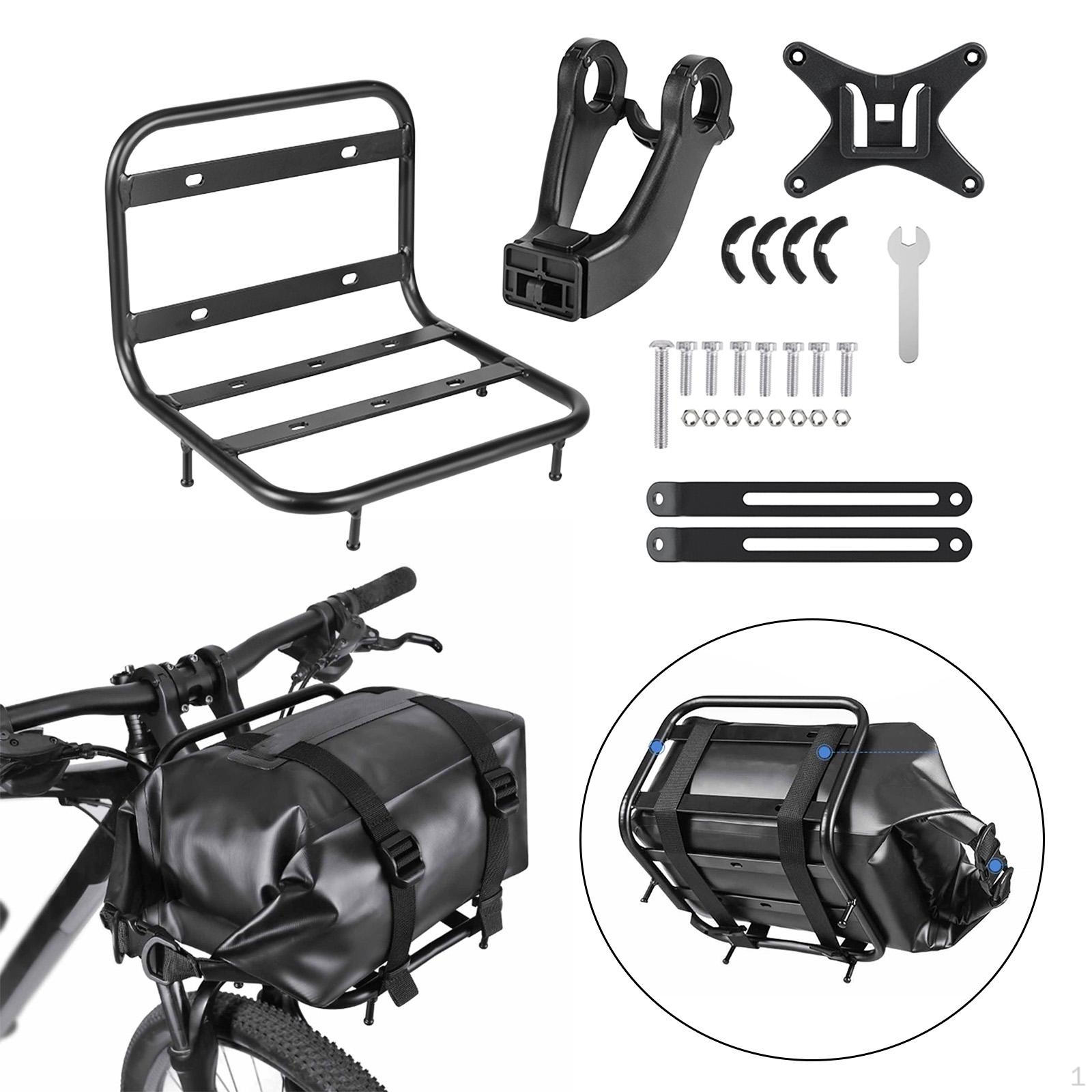 

Передний багажник для велосипеда, грузоподъемностью 15 кг, кронштейн для пиццы, велосипедная грузовая корзина