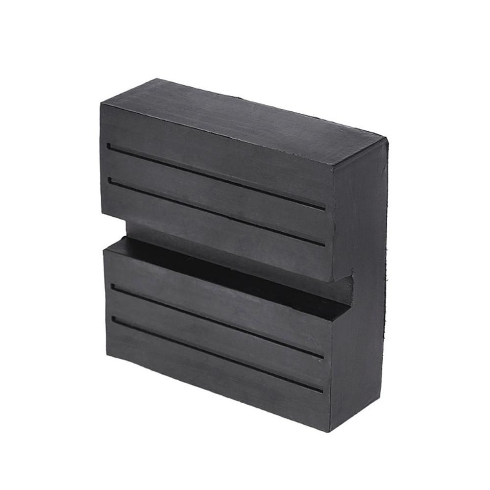 Car Lift Jack Stand Rubber Pads Square Universal Slotted Frame Rail Floor Jack Guard Adapter Pad Automobiles Vehicle Repair Kit