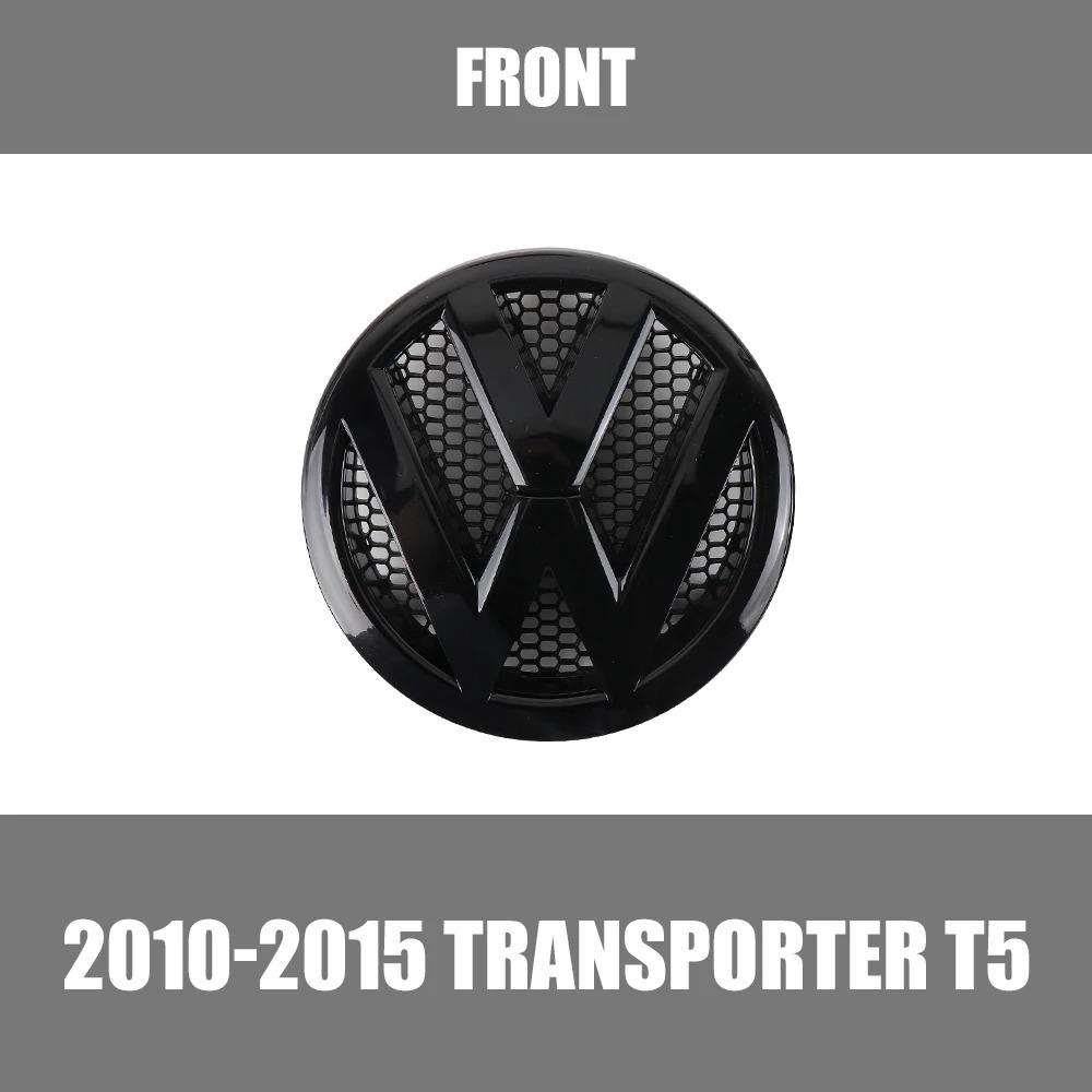 2026 Hot 1/2pcs For Volkswagen VW Transporter T5 2010 2011 2012 2013 2014 2015 Car Front Grill Badge Rear Trunk Emblem Cover Accessories ET1