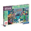 Puzzle Stitch 300 Pieces Super, For Children from 3 Years Old, Theme Cartoons, CLEMENTONI