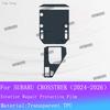 For SUBARU CROSSTREK Car interior Film suit Navigation screen Protection Sticker Gear Panel TPU Transparent Anti-scratch Films