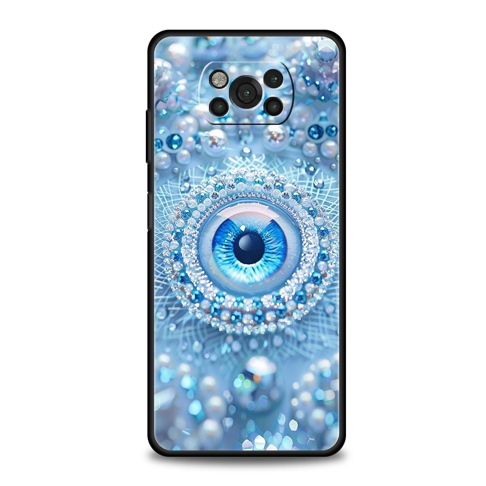 Fashion Eyelashes Eyes Phone Case Cover for Xiaomi Poco F7 Ultra F6 F5 F4 F3 X6 X5 X4 X3 NFC C51 C55 M4 GT 5G Soft TPU Shell