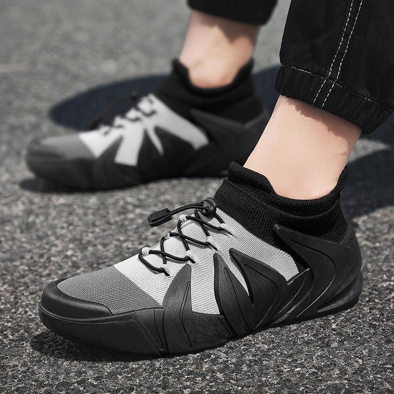 Men’s Sports Shoes Running Sneakers Students Jogging Shoes Lightweight Walking Socks Shoes Over Sized