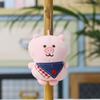 Plush Pig Pendant With Snot Scarf Cute Stuffed Animal Gift For Kids And Adults