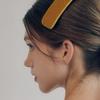 Mellotory Square Velvet Hairpin (mustard)