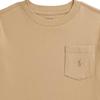 Polo Ralph Lauren Embroidered Logo Crew Neck Short Sleeve T-Shirt Kids Tops Khaki 323970333-010