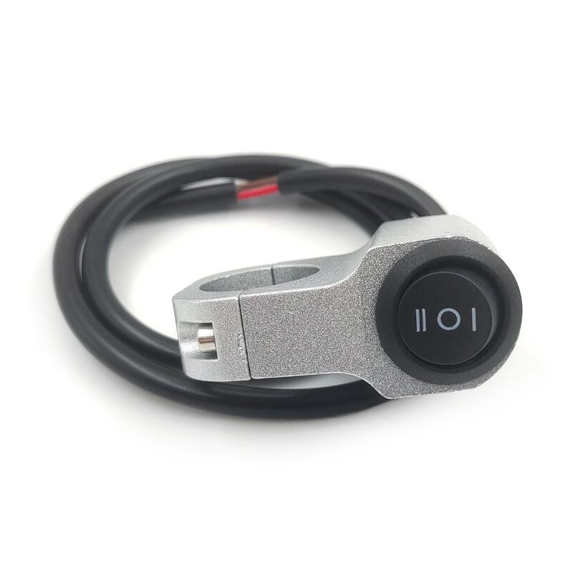 Aluminiumlegierung Motorrad Lenker Scheinwerfer Schalter Drei-Positionen Wasserdichter Schalter 12V Nebelscheinwerfer Retro Schalter